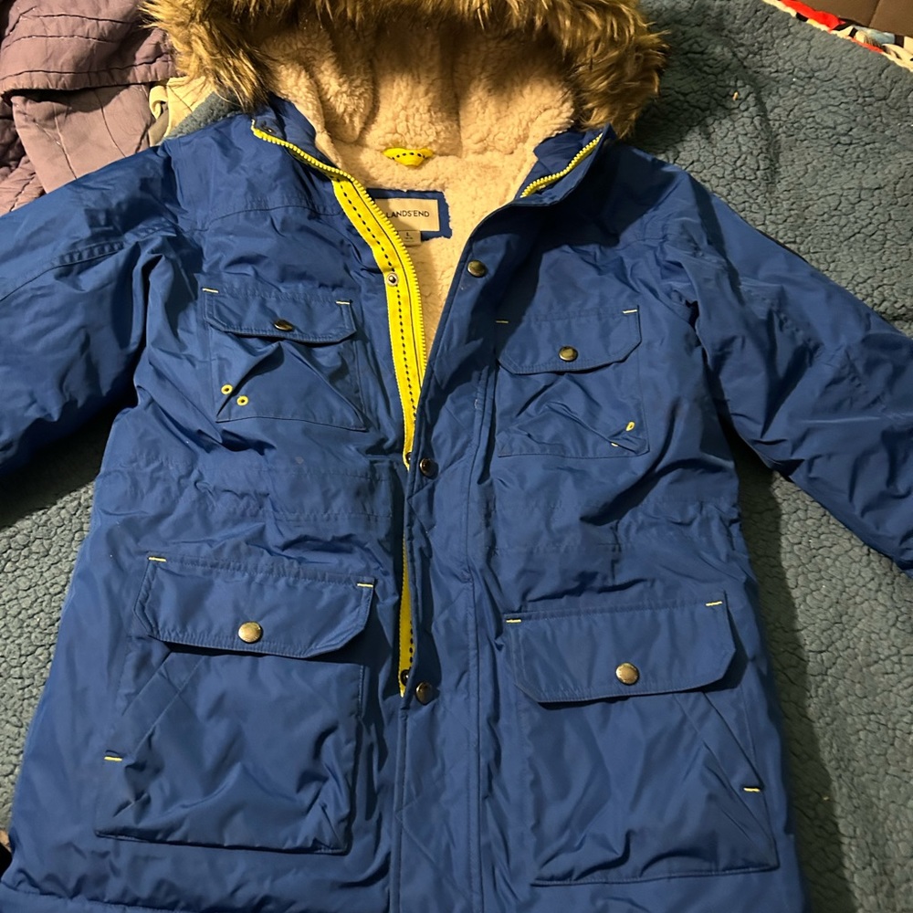 Boys land end coat
